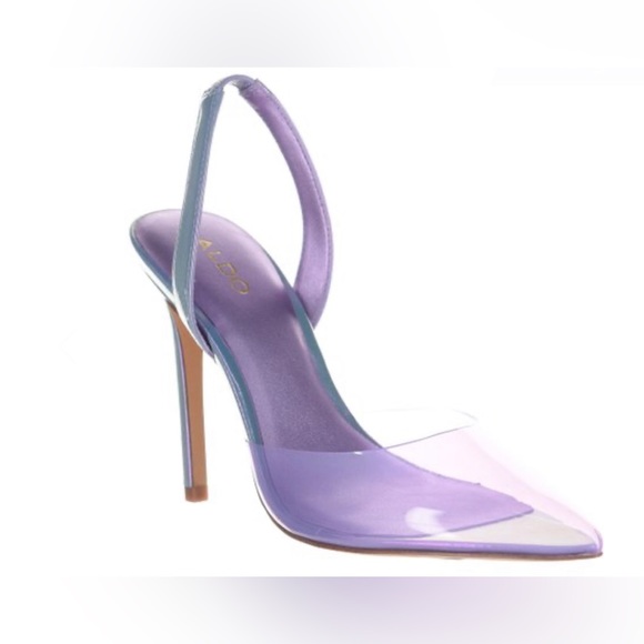 Aldo Shoes - ALDO Light Purple Marie Stiletto pointed toe Slingback heels size 11